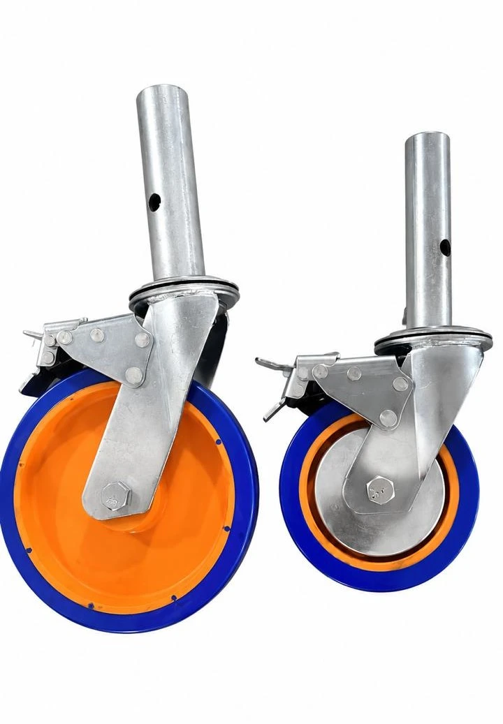 PU Dual Lockable Wheels with Spigot